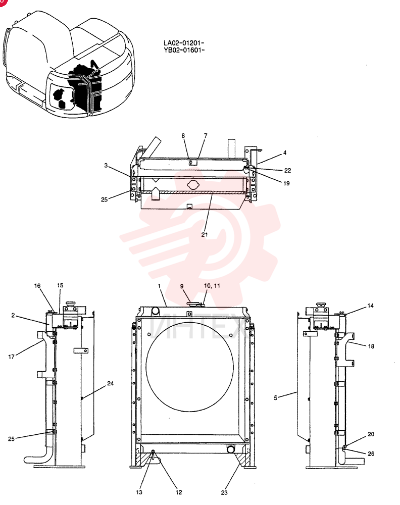 RADIATOR YB05P00001F2