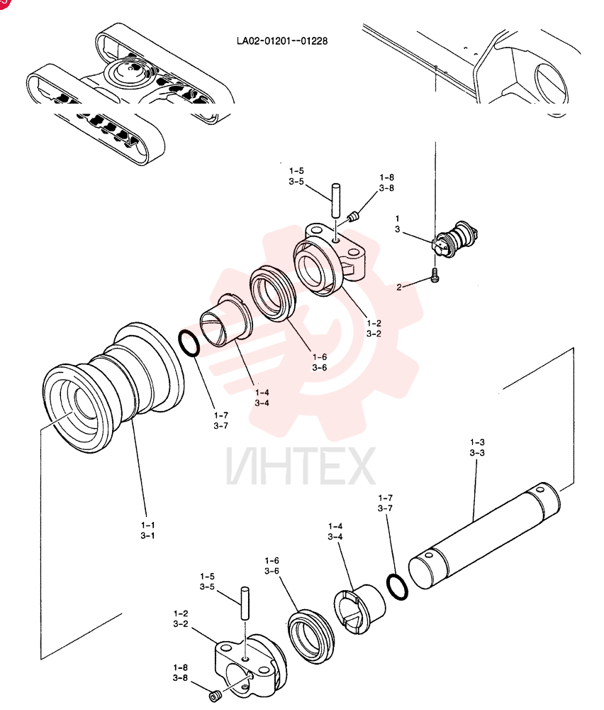 TRACK ROLLER YN64D00010F2