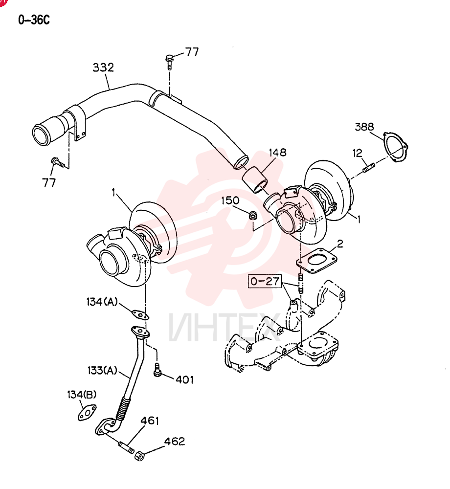 TURBOCHARGER VI8972234280 (2)