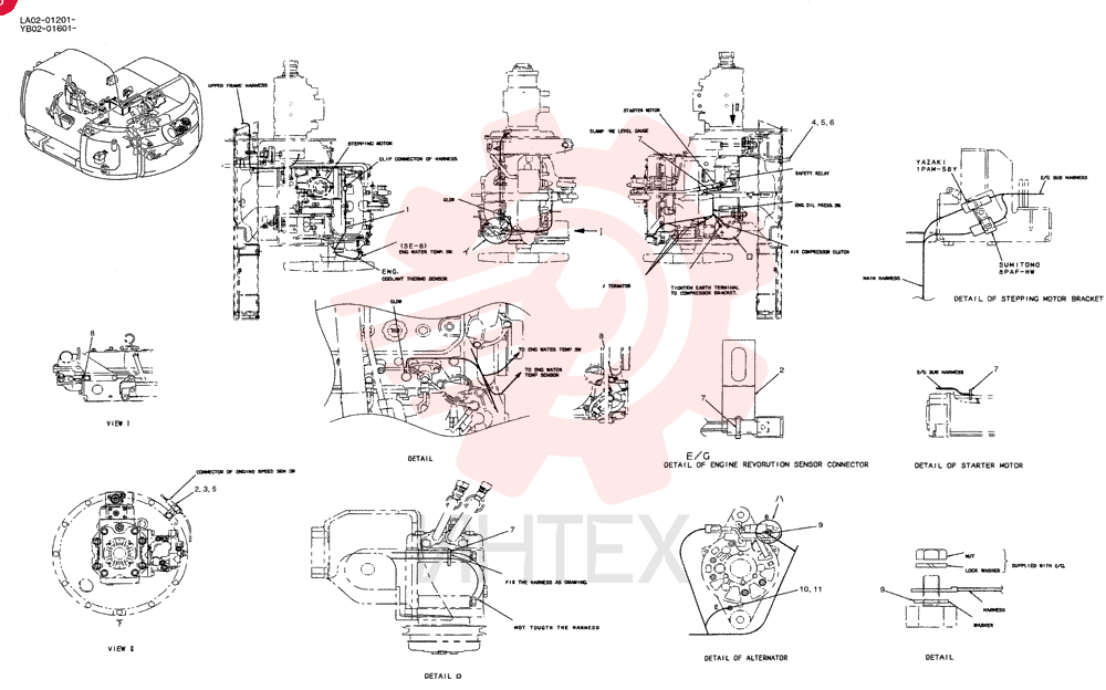 WIRE HARNESS YB16E00001F1 (2)