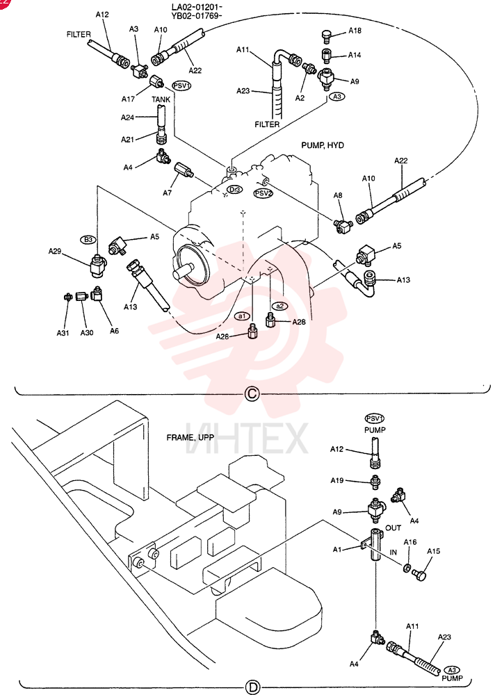 CONTROL LINES, PUMP YB06H00015F1 (2)