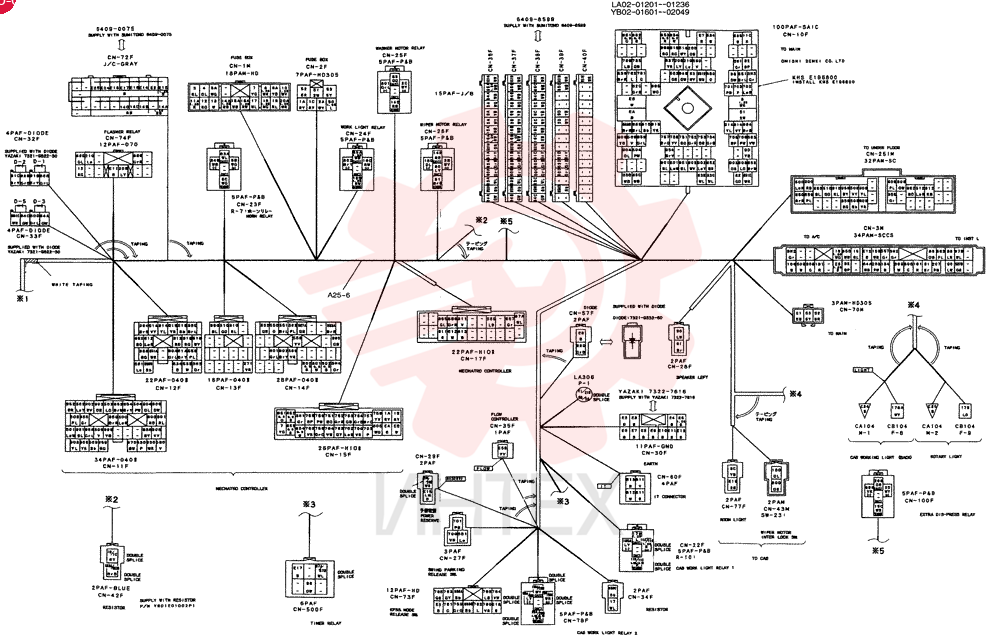 CONTROLLER ASSY, Serial Range: LA02-01201-LA02-01213 YB22E00014FA (3)