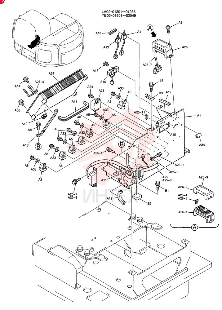 CONTROLLER ASSY, Serial Range: LA02-01201-LA02-01213 YB22E00014FA (4)