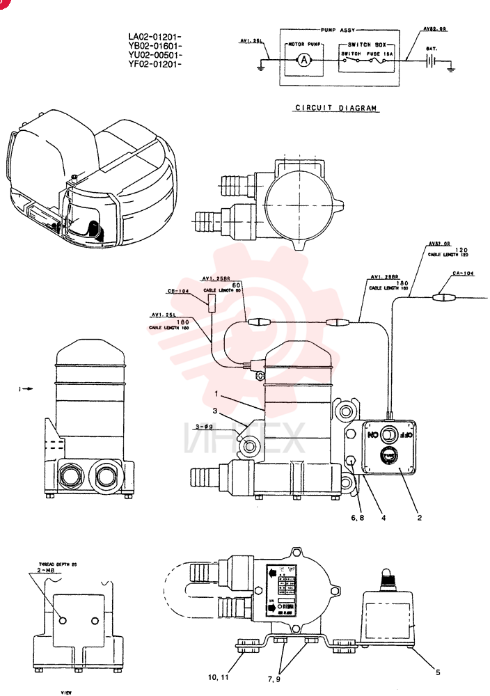 FUEL PUMP YF22P00002F1