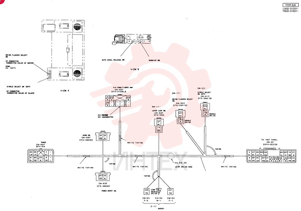 HARNESS ASSY,CAB YB14E00010F1 (1)