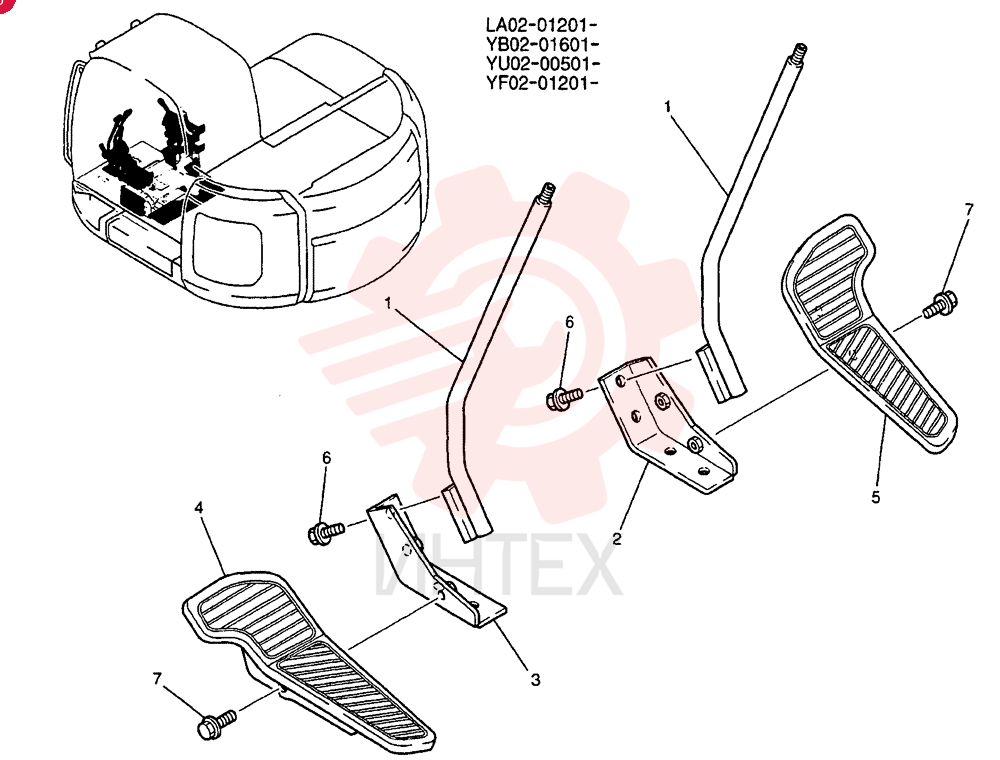 LEVER ASSY. YV50M00003F1