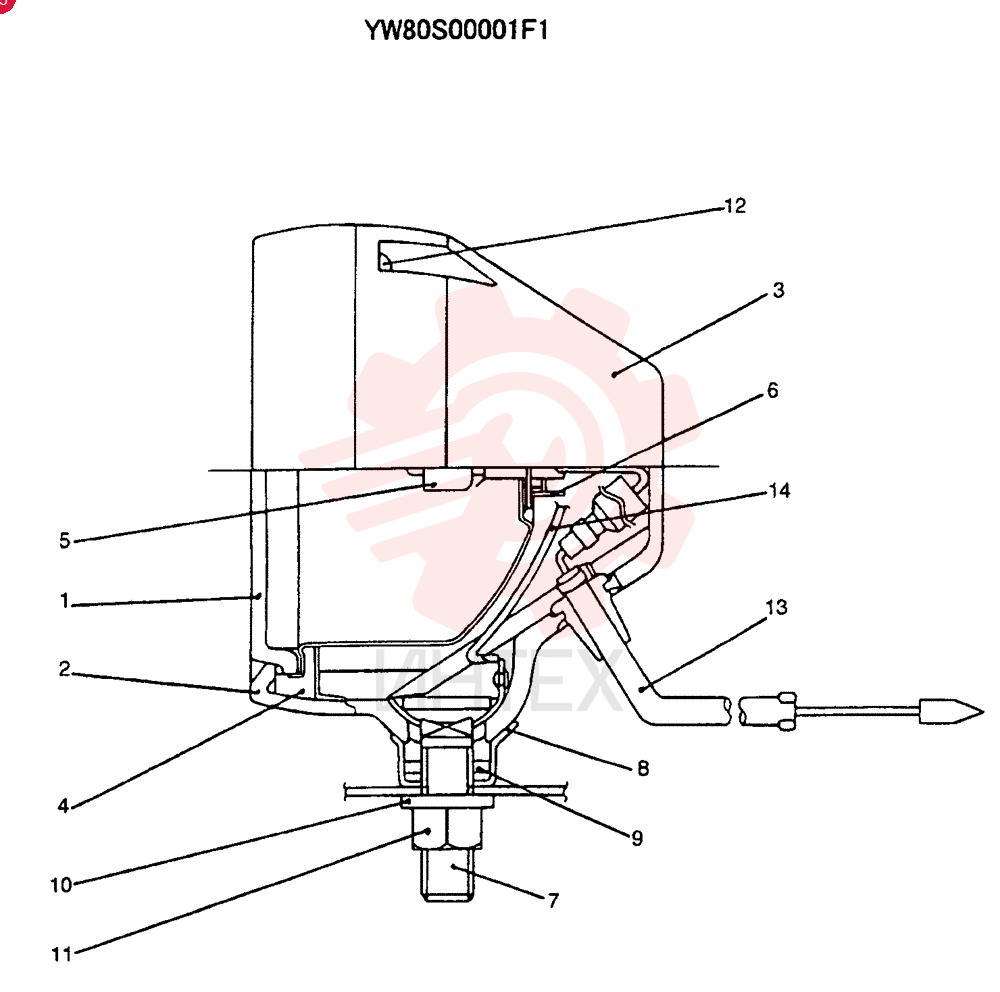 LIGHT ASSY. YW80S00001F1