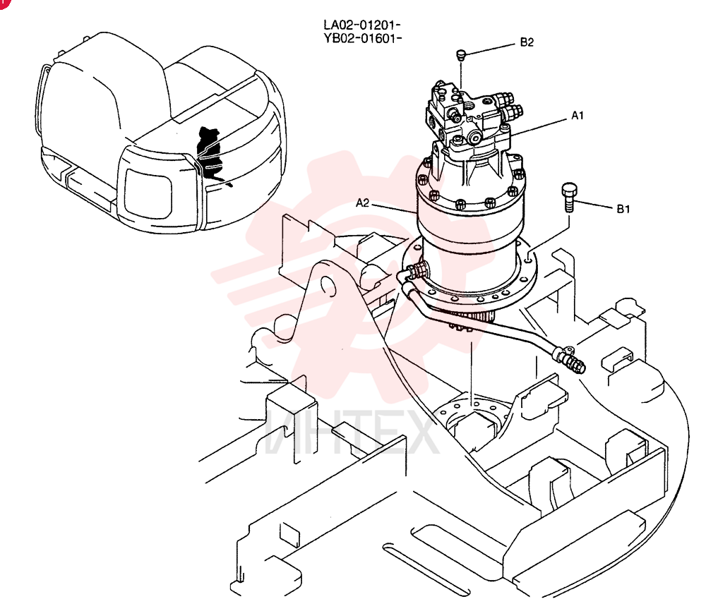 MOTOR & REDUCTION YB15V00001F1