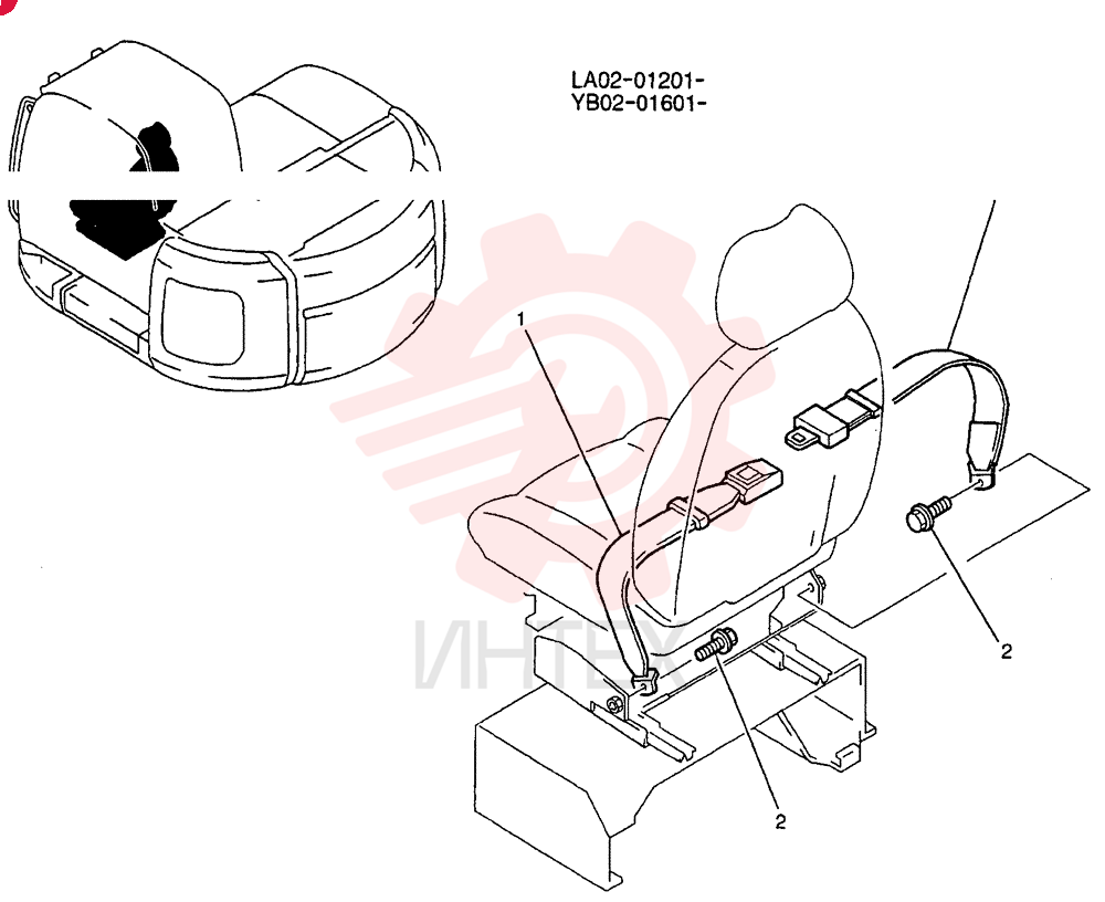 SAFETY BELT YT25M00022F1