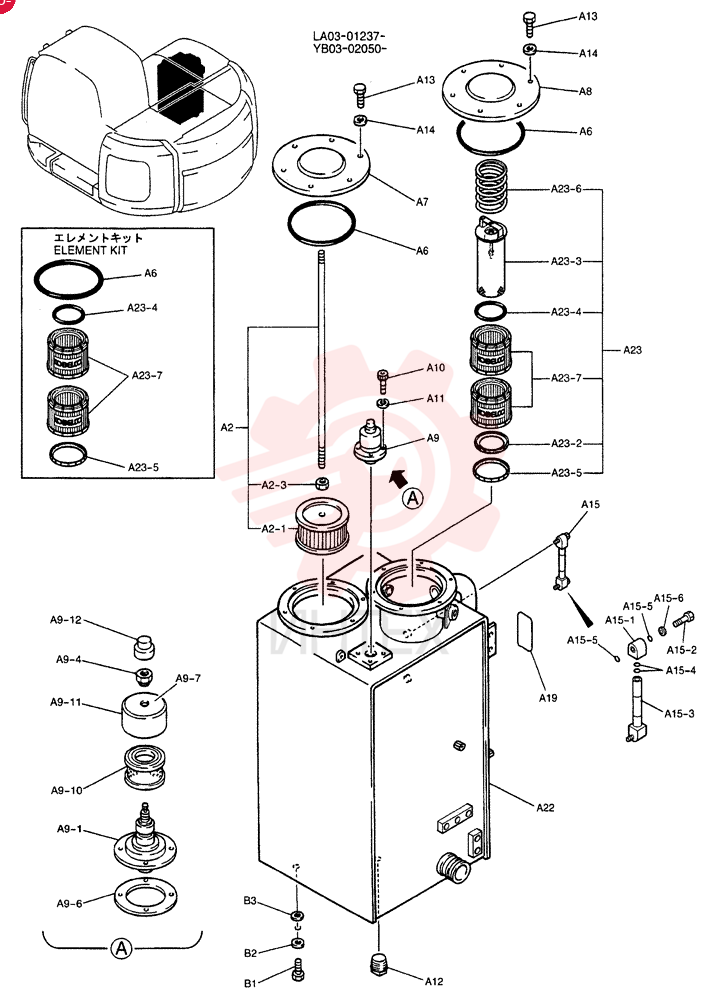 TANK ASSY, HYD YB33H00006F7