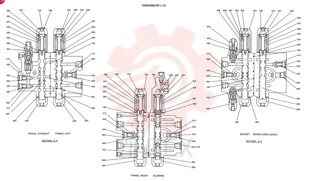 VALVE BODY YB30V00010F1 (3)