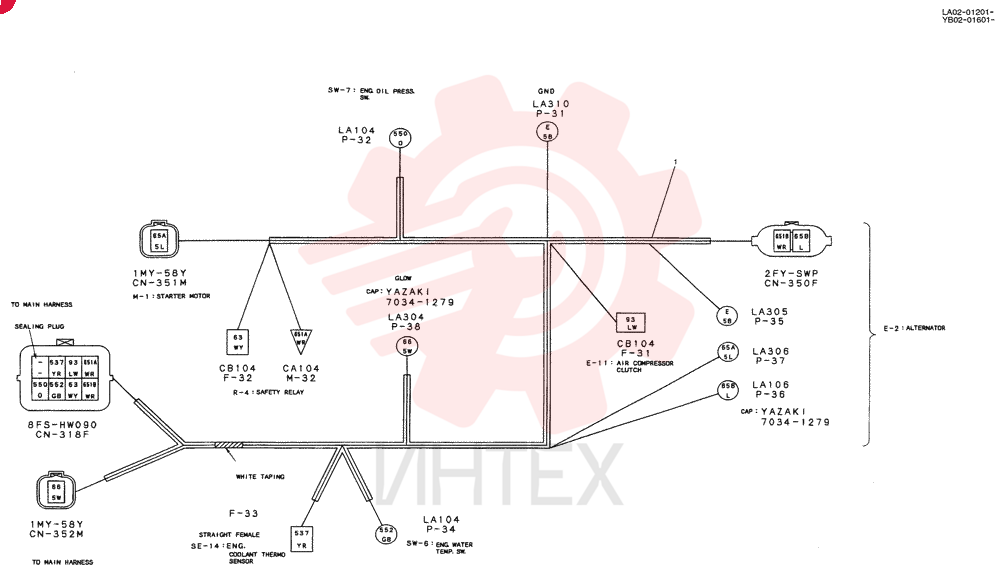 WIRE HARNESS YB16E00001F1 (1)