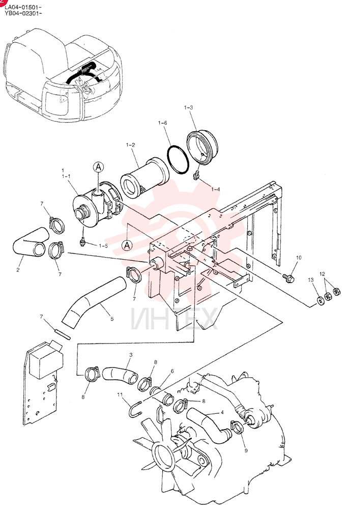 CLEANER ASSY, AIR YB11P00001F1 (4)