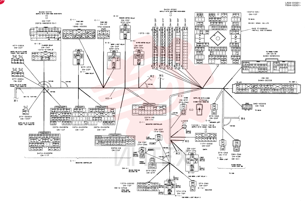 CONTROLLER ASSY, Serial Range: LA04-01501-LA04-01520 YB22E00018F1 (14)