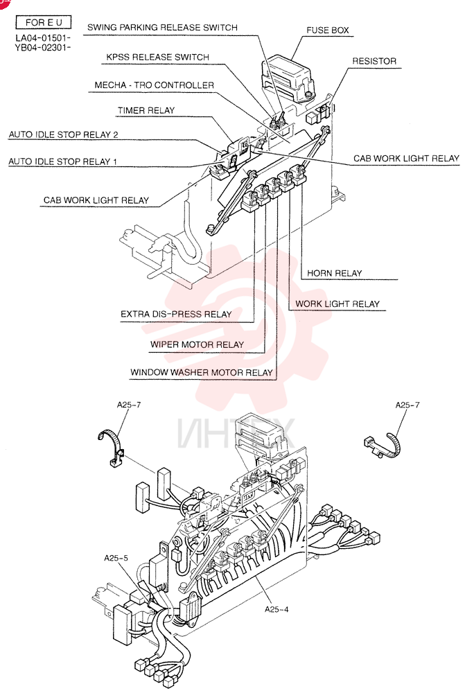 CONTROLLER ASSY, Serial Range: LA04-01501-LA04-01520 YB22E00018F1 (1)
