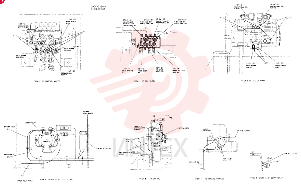 HARNESS ASSY, UPP YB13E00008F1 (3)