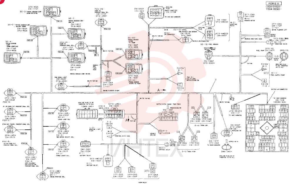 HARNESS ASSY, UPPER YB13E00010F1 (5)
