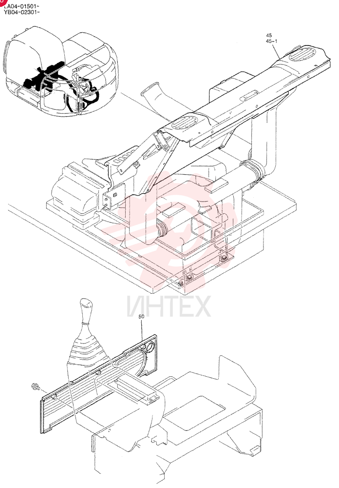 PANEL ASSY, INSTRUMENT (AIR-CON) YT17M00013F8 (3)