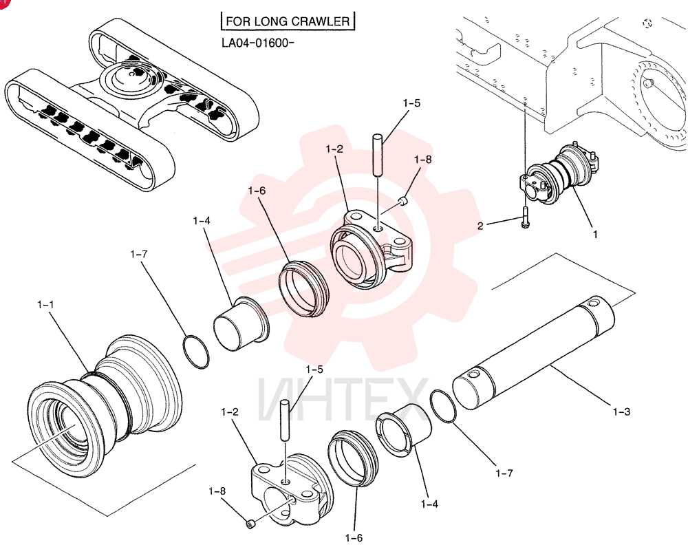ROLLER ASSY, TRACK LQ64D00028F1 (2)