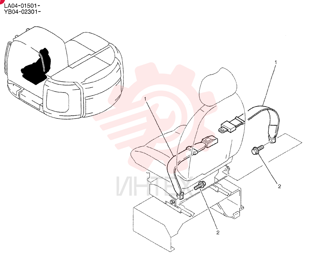 SAFETY BELT YT25M00022F1 (4)