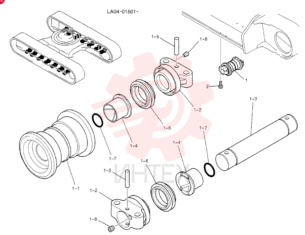 TRACK ROLLER YF64D00002F1 (2)