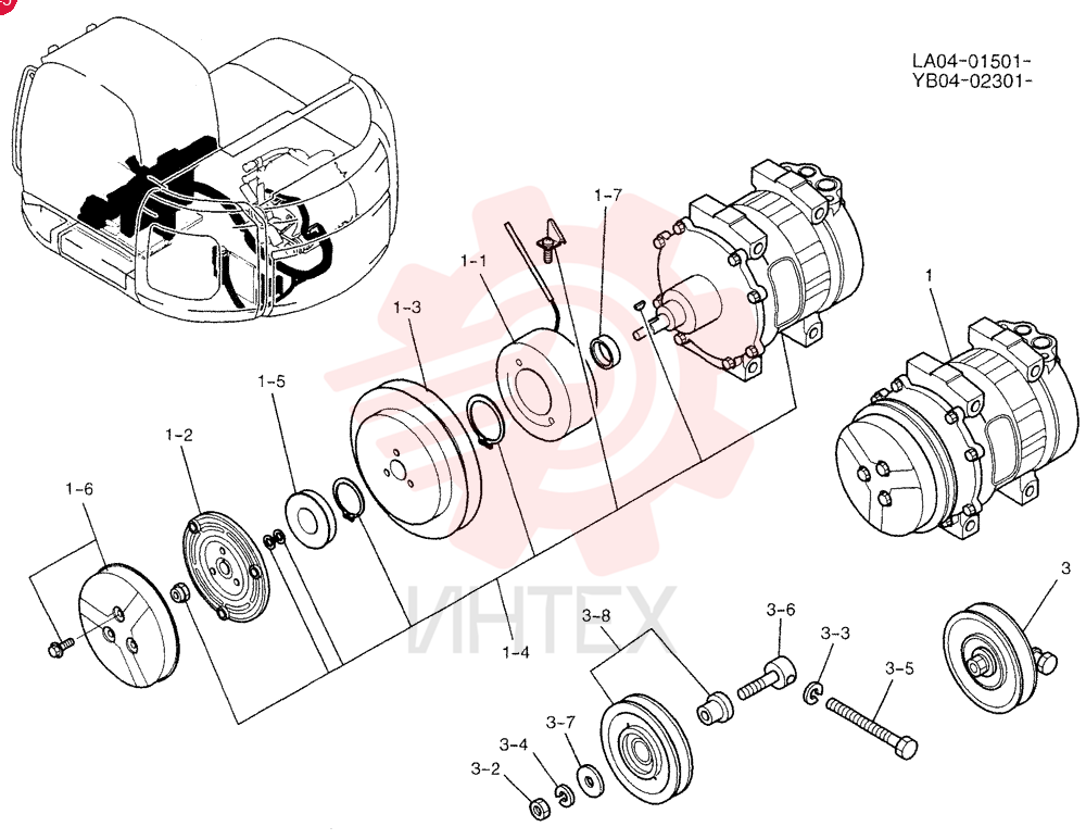 AIRCOND. COMPRESSOR YX91V00002F2 (1)