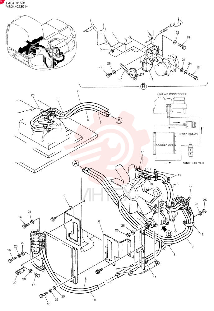 CONDITIONER ASSY, AIR YB20M00004F1 (4)