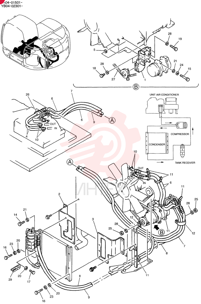 CONDITIONER ASSY, AIR YB20M00004F1 (3)