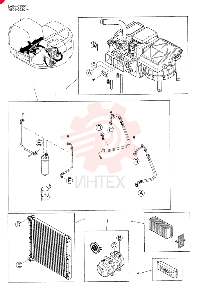 CONDITIONER ASSY, AIR YB20M00002F3 (4)