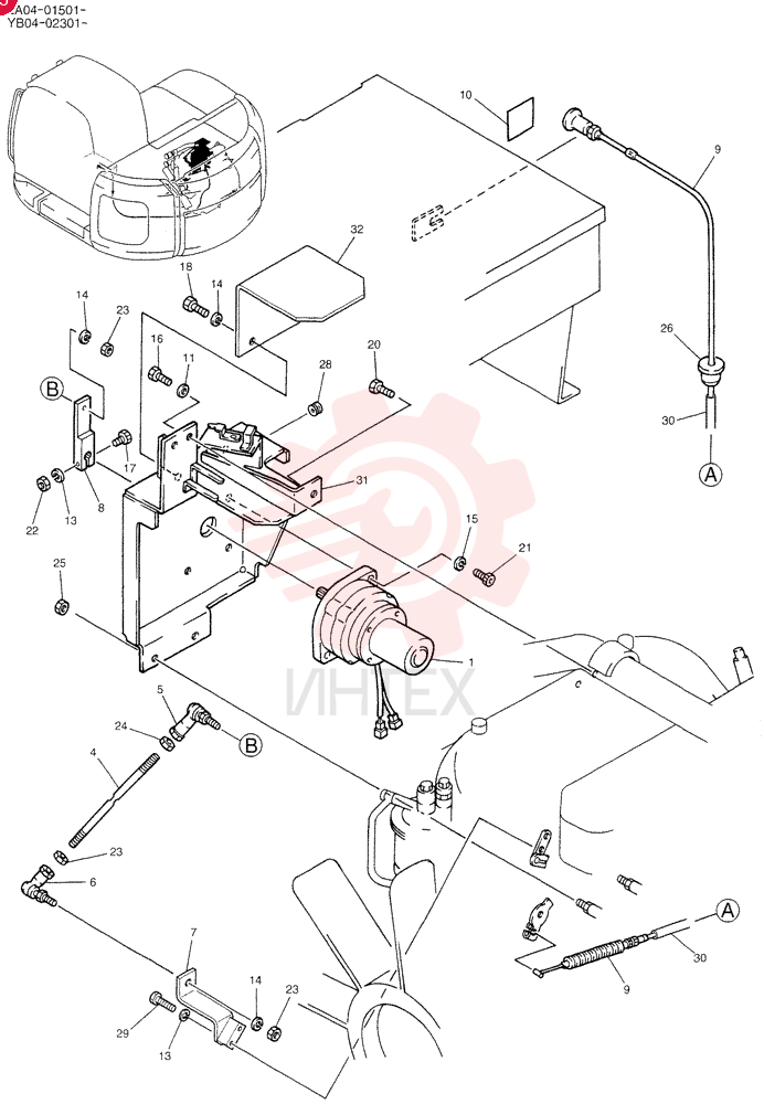 CONTROL ASSY, ENGINE YB11M00001F2 (1)