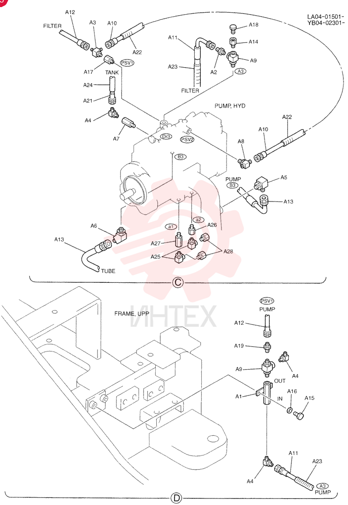 CONTROL LINES, PUMP YB06H00010F1 (9)