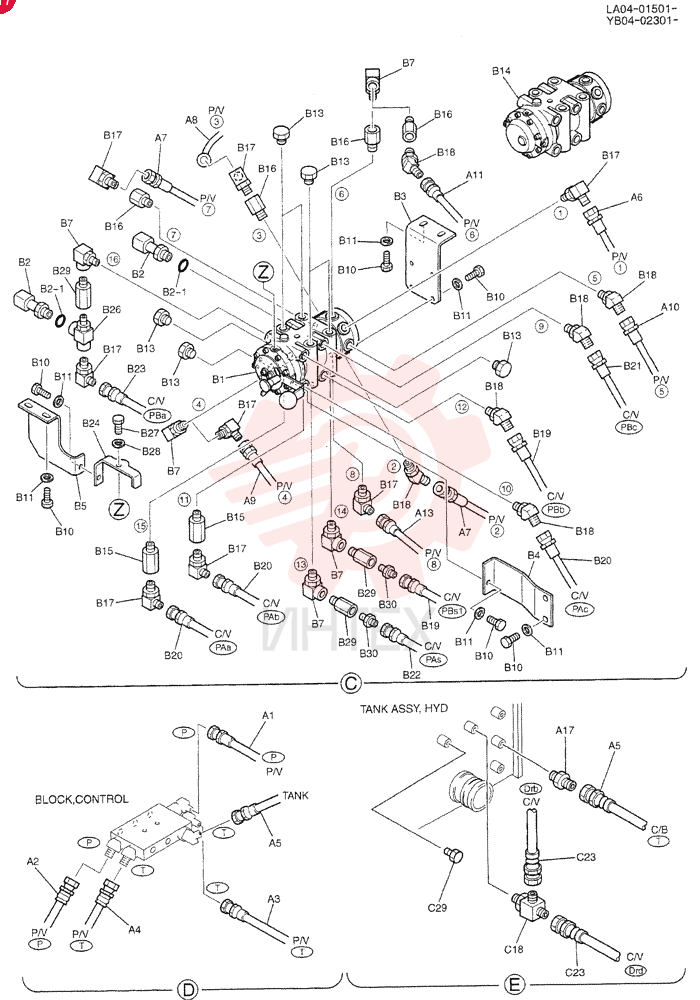 CONTROL LINES, REMOTE YB68H00021F1 (5)