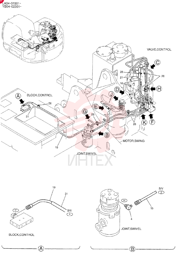 CONTROL LINES, VALVE YB64H00015F1 (4)