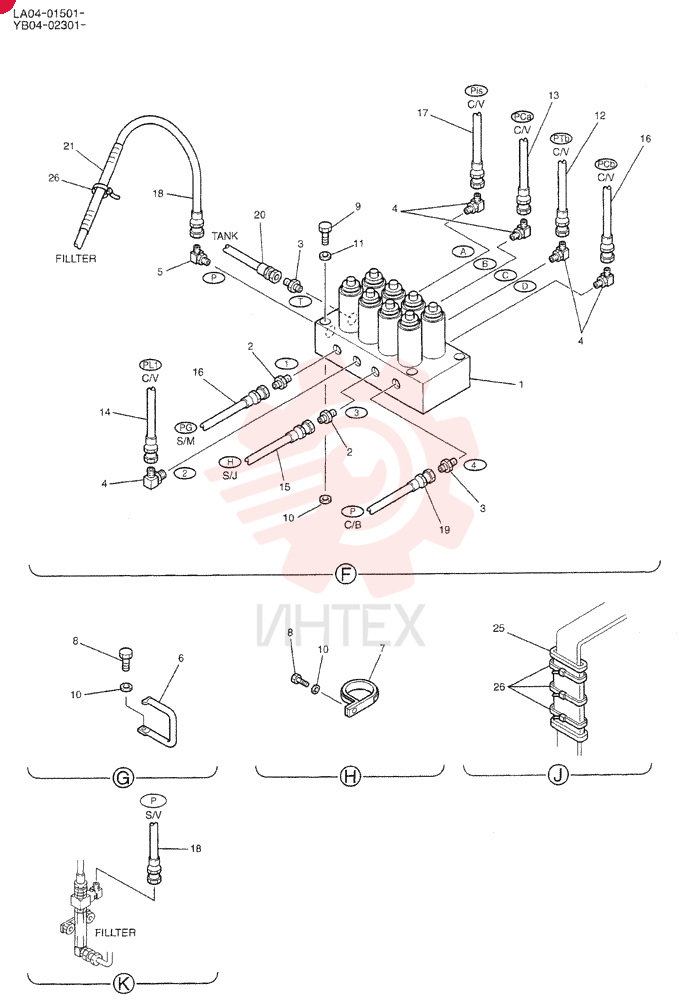 CONTROL LINES, VALVE YB64H00015F1 (6)