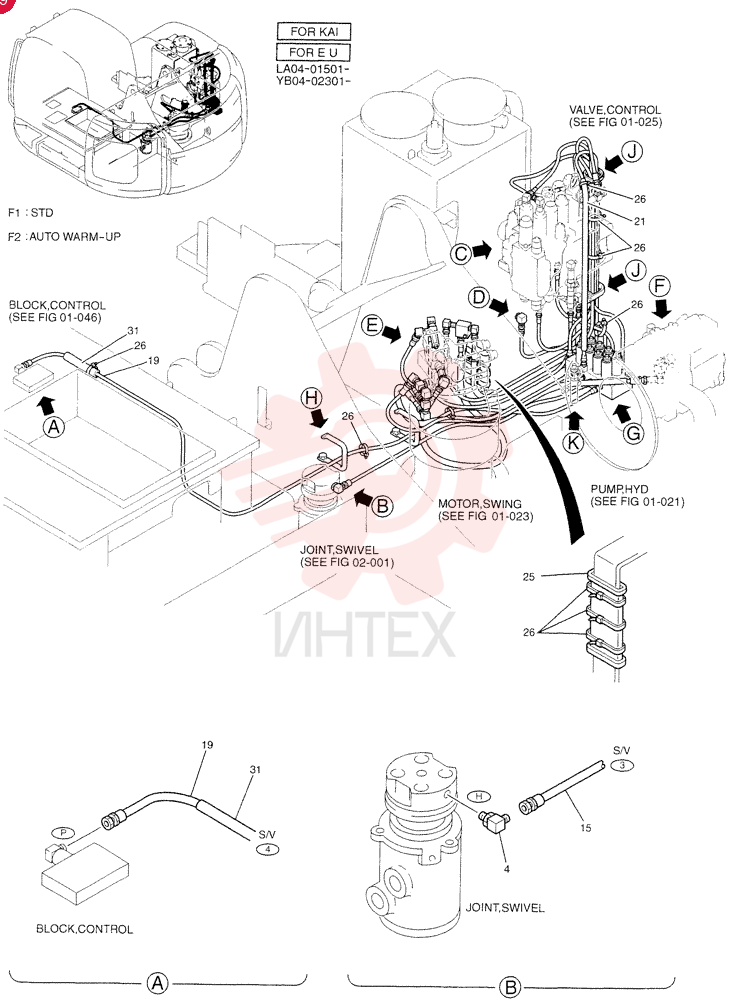 CONTROL LINES, VALVE (STD) YB64H00023F1 (1)