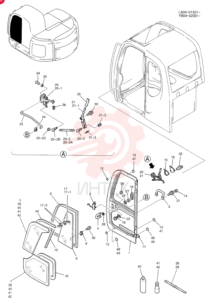 DOOR ASSY. YT51C00003F1 (3)