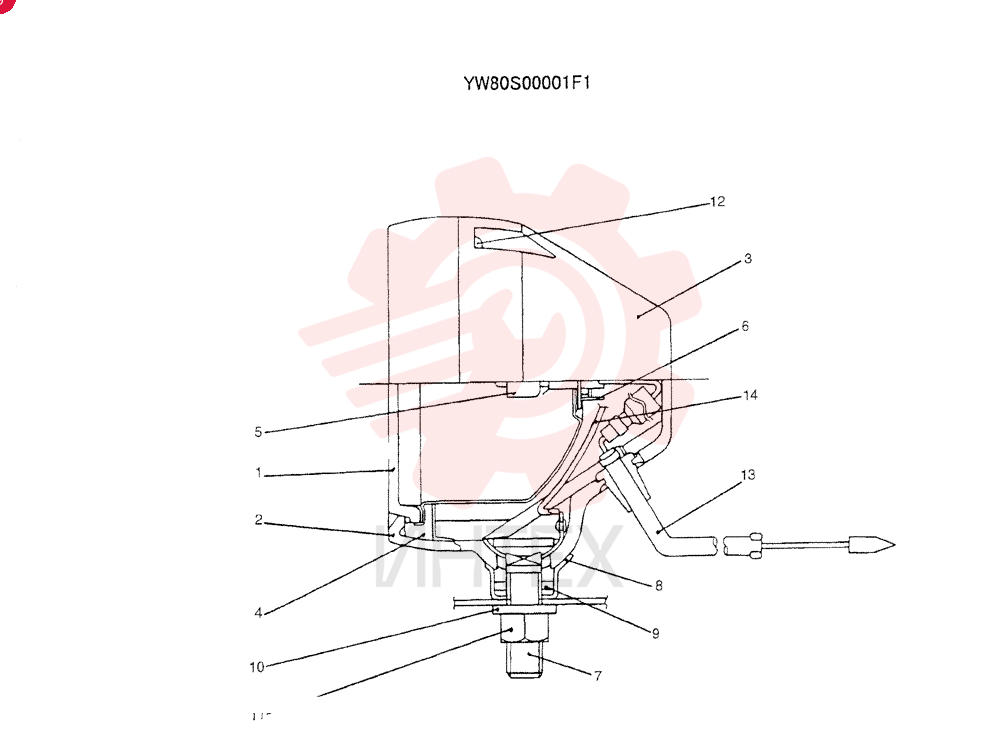 LIGHT ASSY. YW80S00001F1 (3)