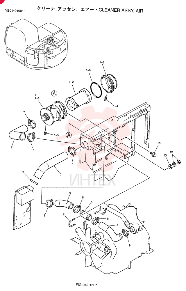CLEANER ASSY, AIR YB11P00001F1