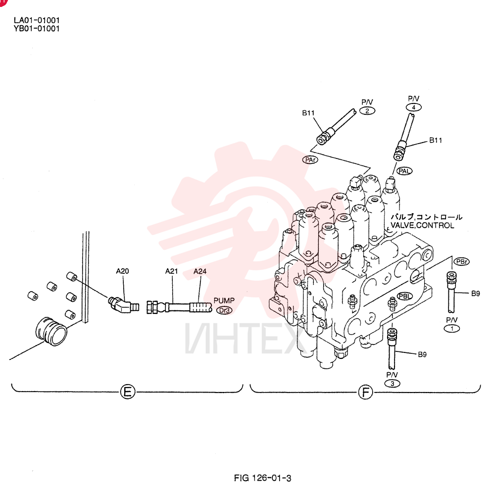 CONTROL LINES, PUMP YB06H00002F1 (1)