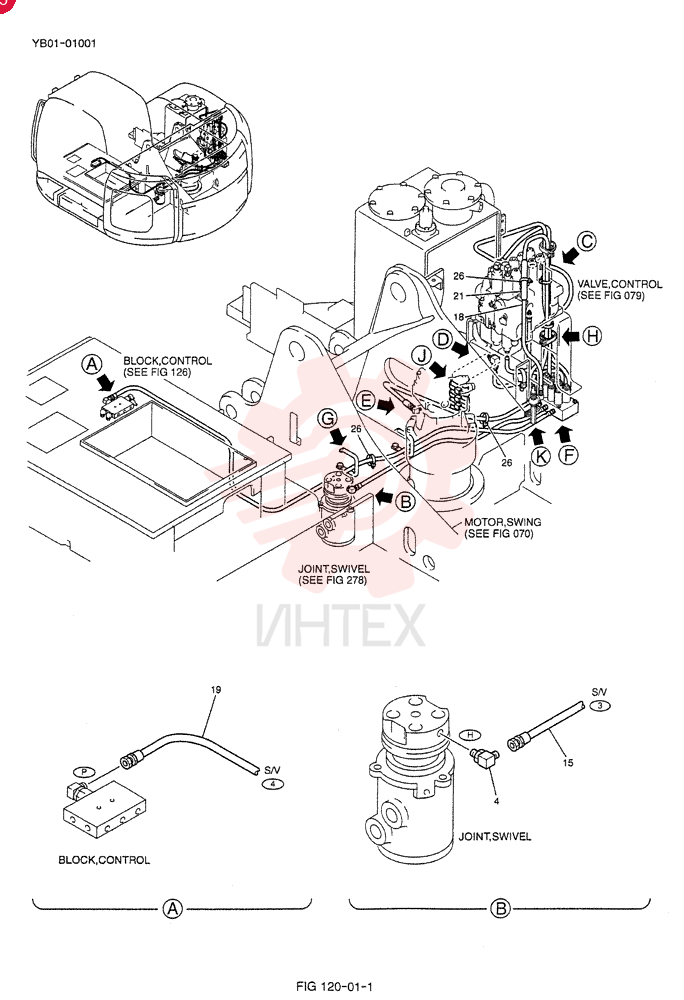 CONTROL LINES, VALVE YB64H00003F1 (1)