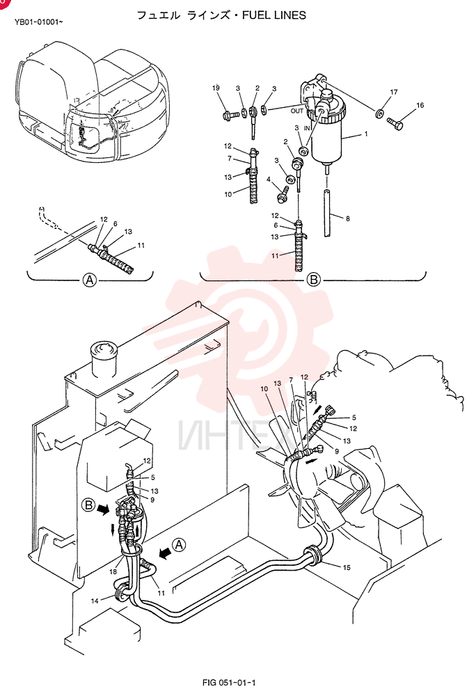 FLEXIBLE HOSE YB21P00001F1