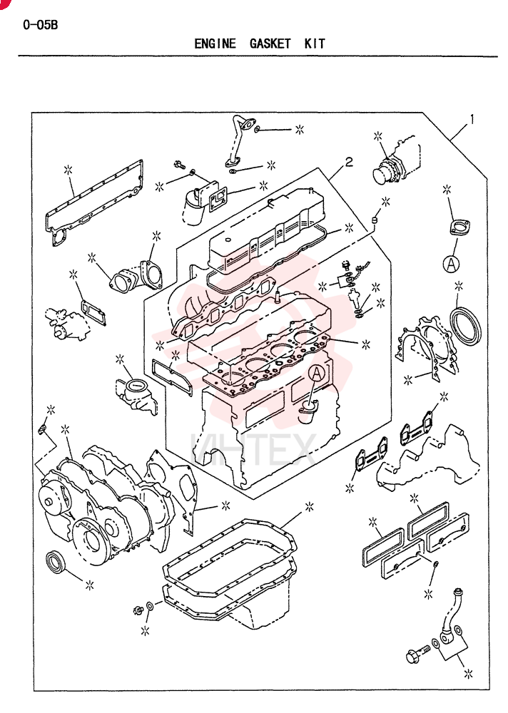 GASKET KIT VI5878138412