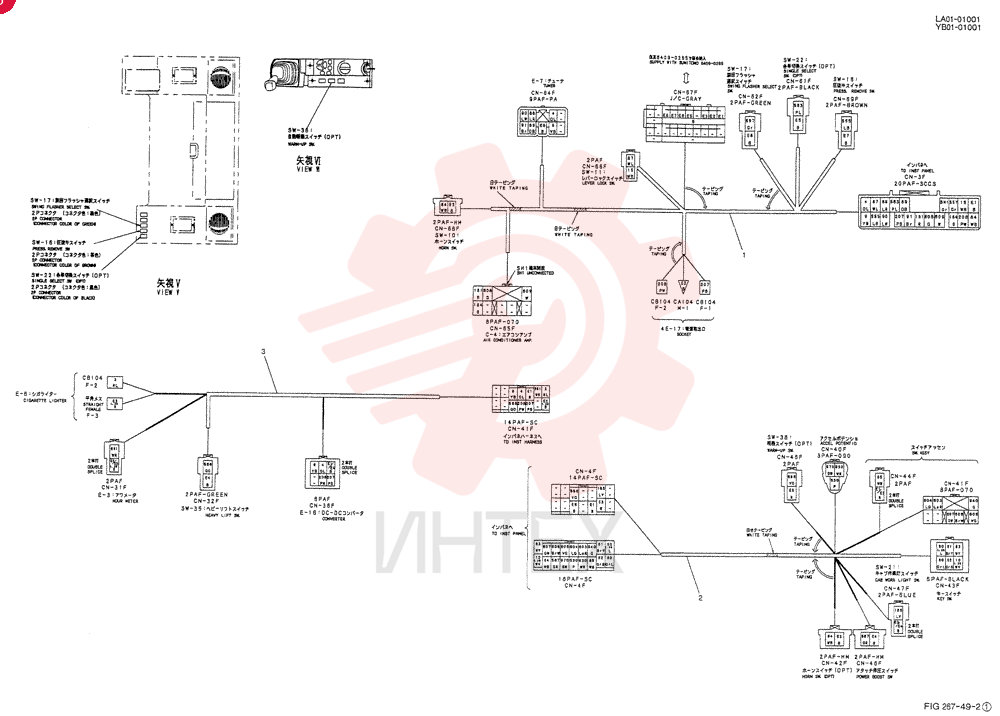 HARNESS ASSY, CAB YB14E00005F1 (2)