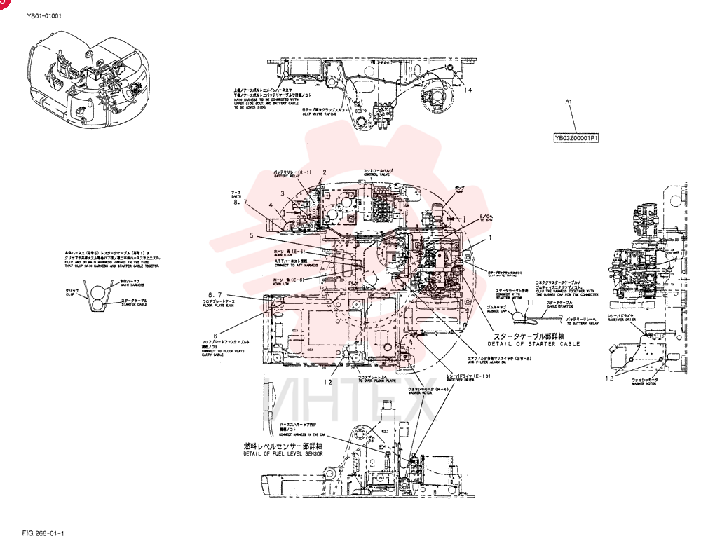 HARNESS ASSY, UPP YB13E00002F1 (1)