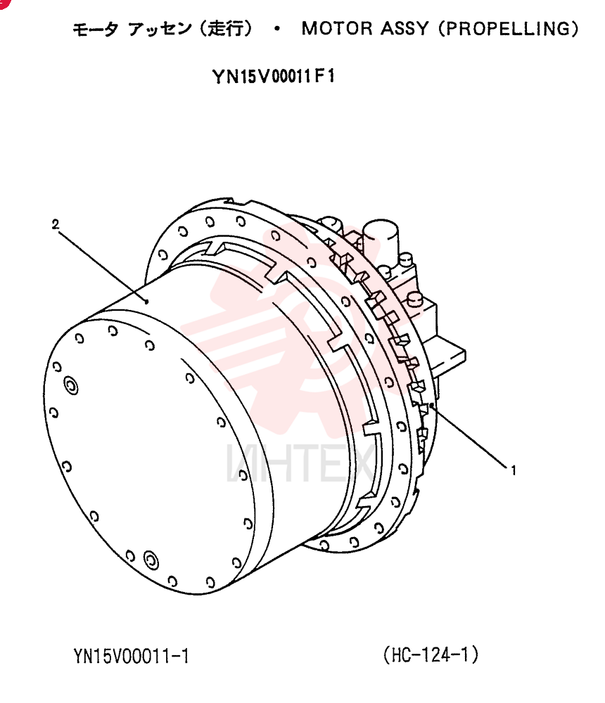 HYDRAULIC MOTOR YN15V00011F1 (1)