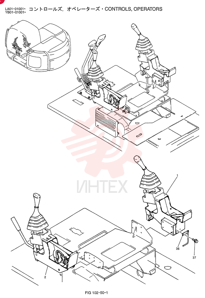 HYDRAULIC VALVE YN03M00038F6 (1)