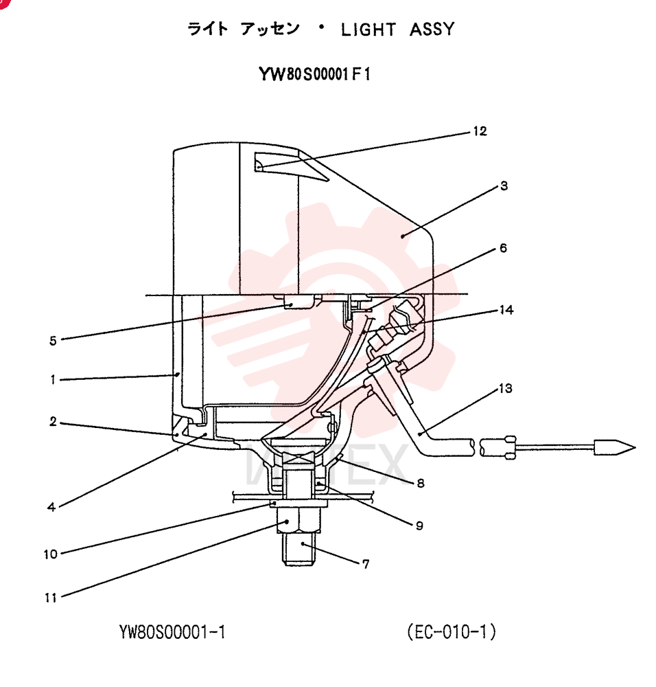 LIGHT ASSY. YW80S00001F1