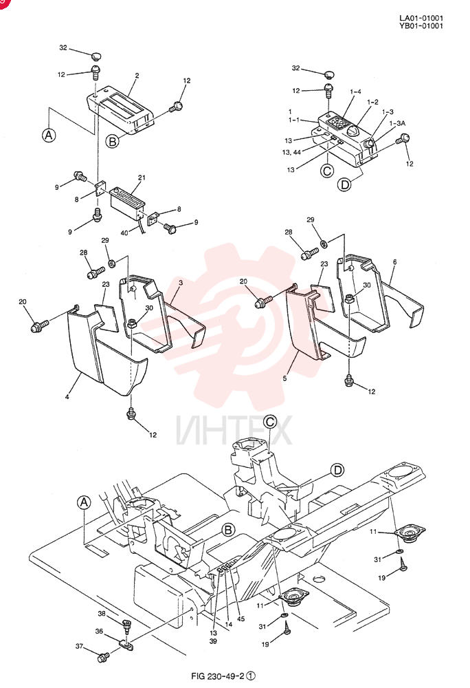 PANEL ASSY, INSTRUMENT YB17M00001F3 (2)