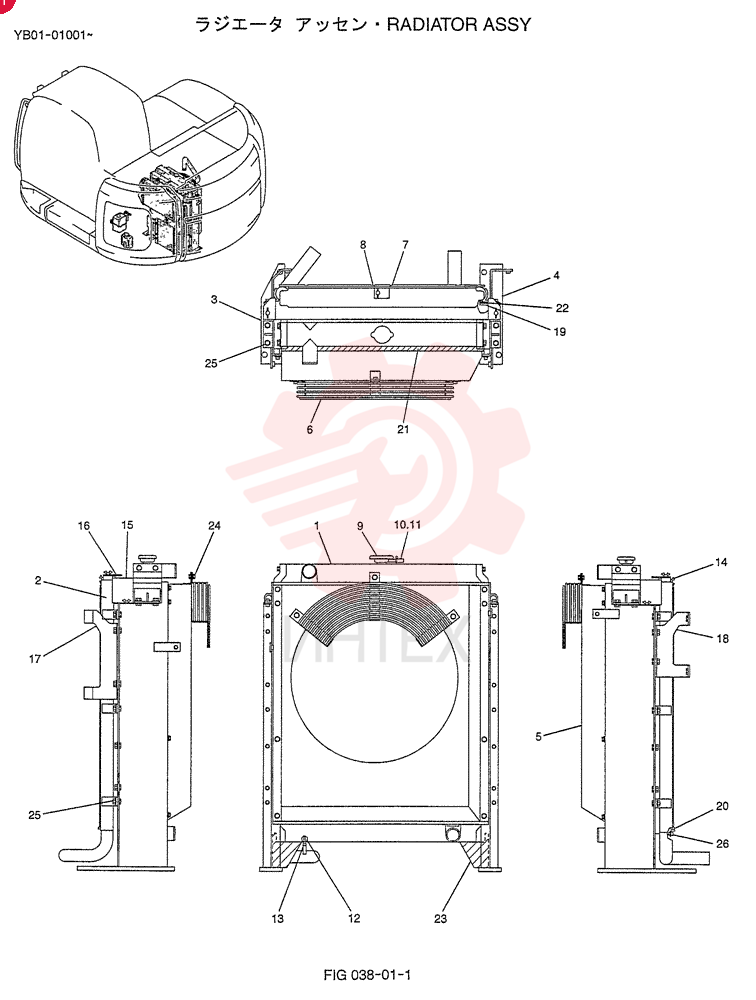 RADIATOR YB05P00001F1
