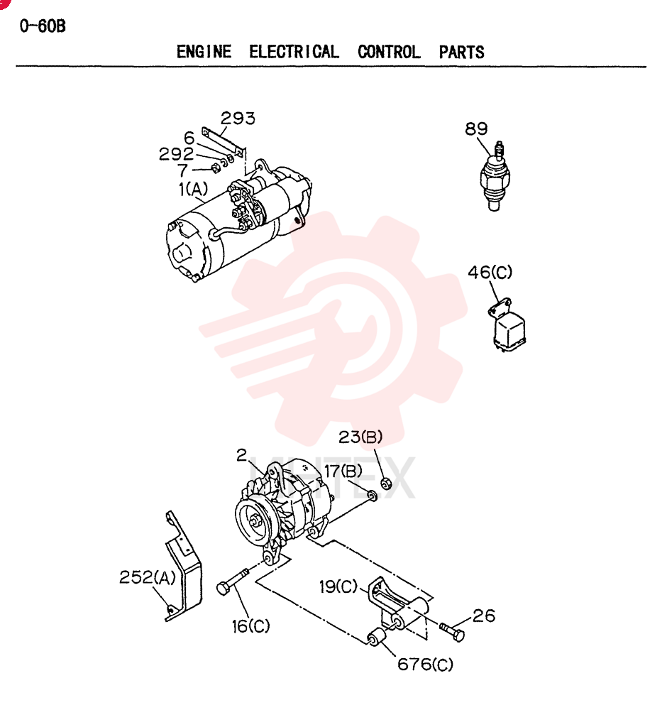 STARTING MOTOR VI8970298635
